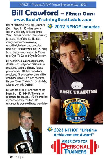Bill Crawford National Fitness Hall of Fame Inductee