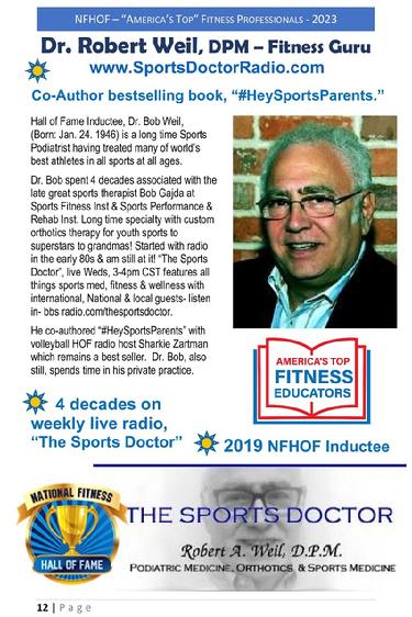 Dr. Robert Weil National Fitness Hall of Fame Inductee